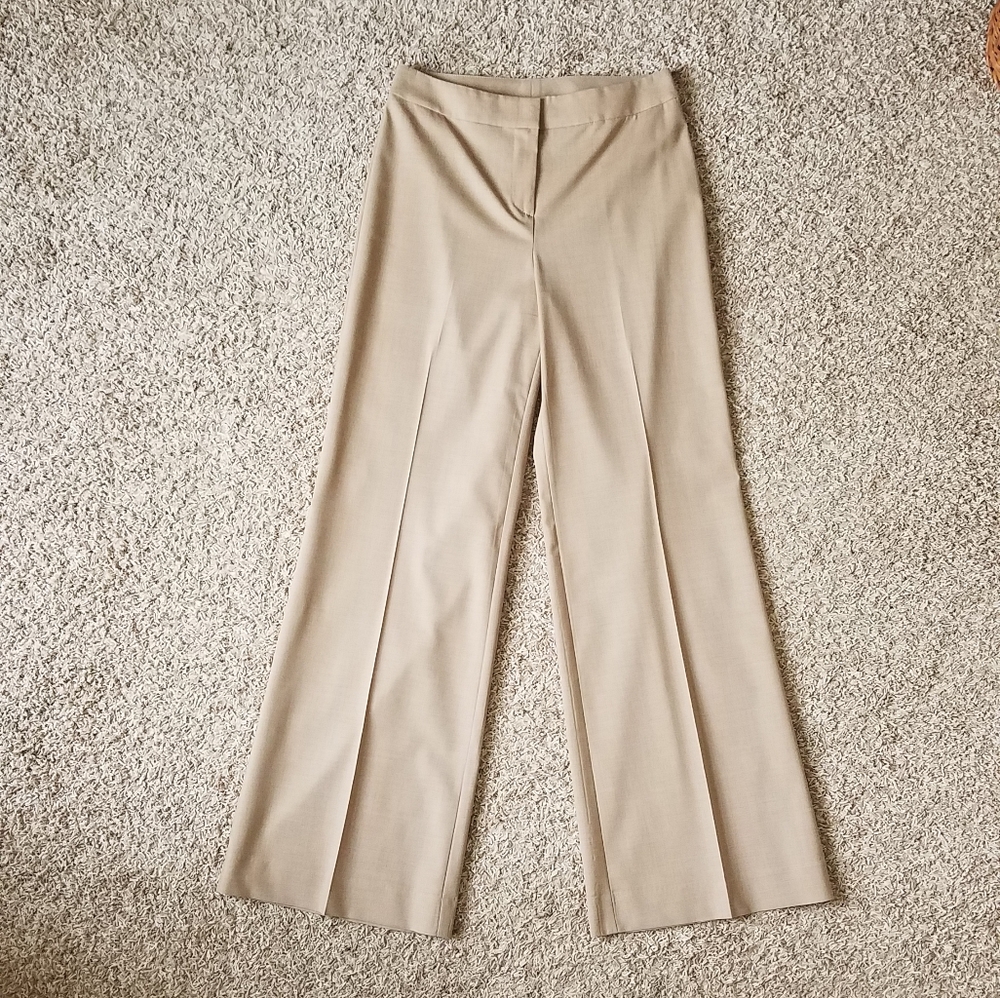 St. John Pleated Trouser Pants